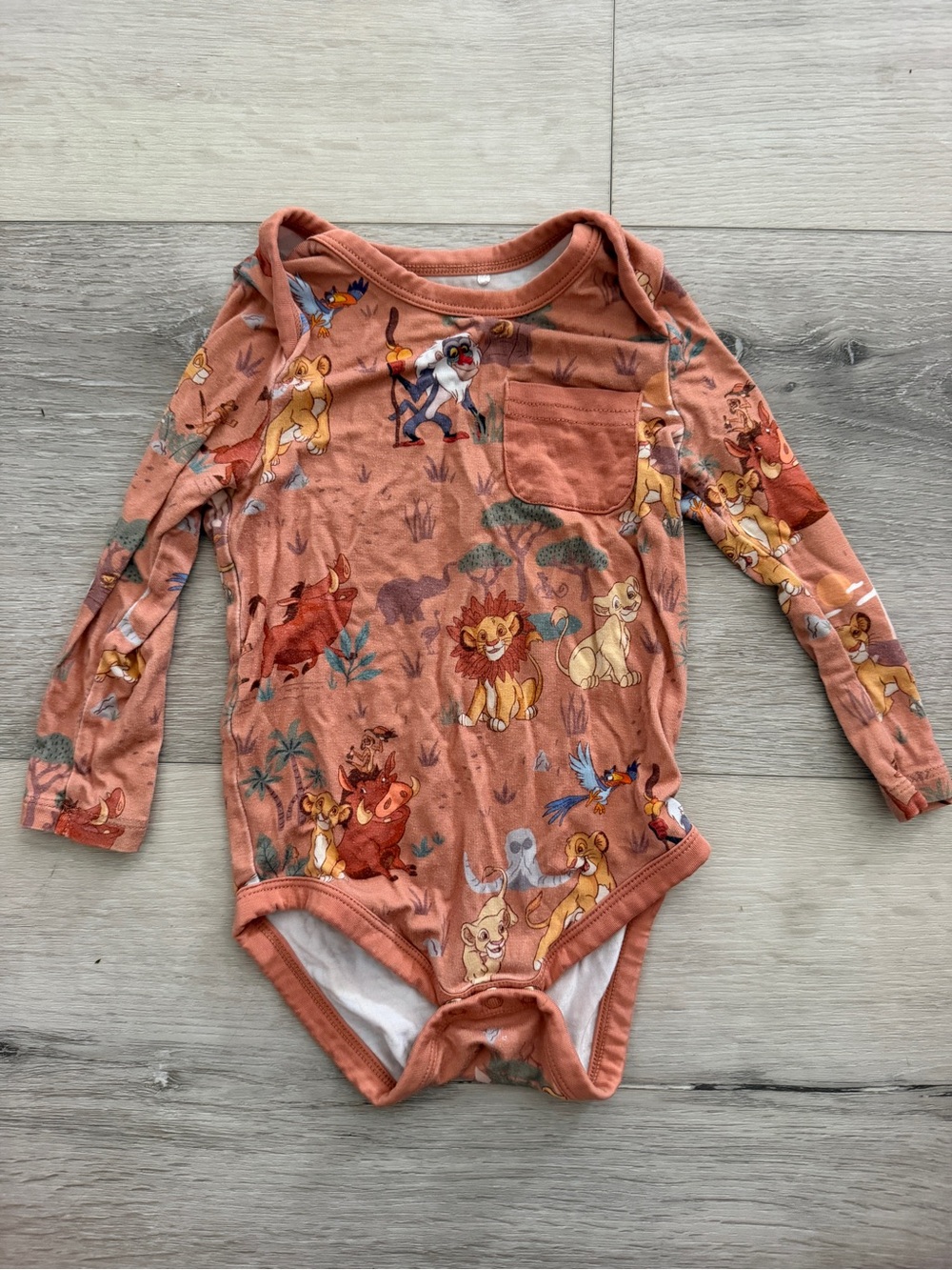 Little Sleepies Simba Safari Bodysuit - 3-6 months